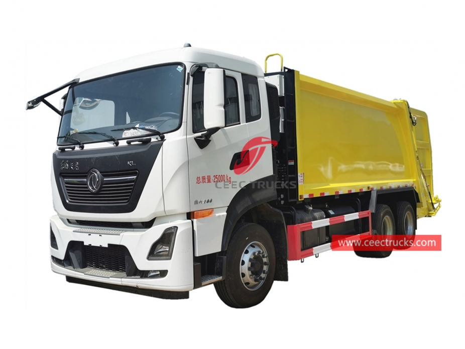 18CBM Қоқыс сығымдағыш жүк көлігі Dongfeng