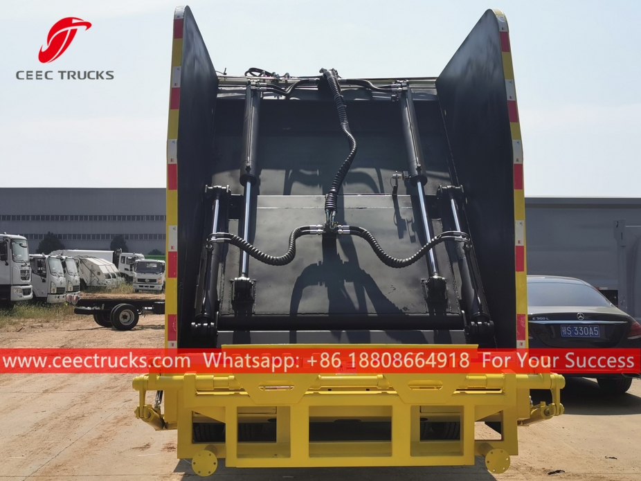 european standard 20,000 liters refuse compactor truck superstructure