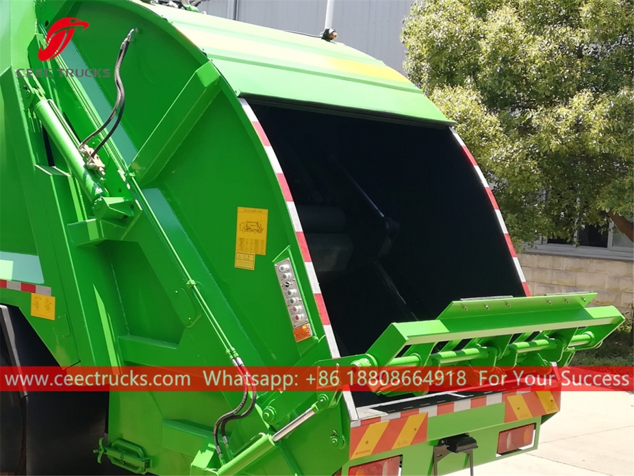 european standard 10,000 liters compressed garbage truck body