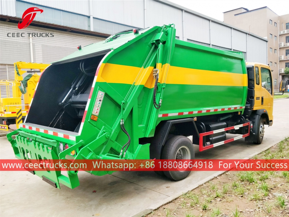 european standard 8,000 liters compression garbage truck tanker kit