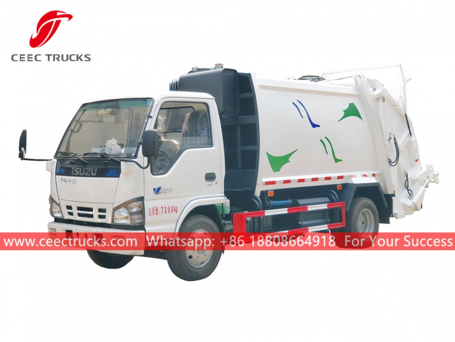 ISUZU 6CBM Артқы тиегіш қоқыс тасушы