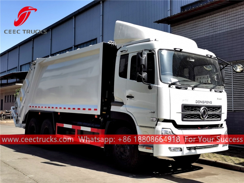 Dongfeng 6*4 RHD Қоқыс компрессорлық жүк көлігі