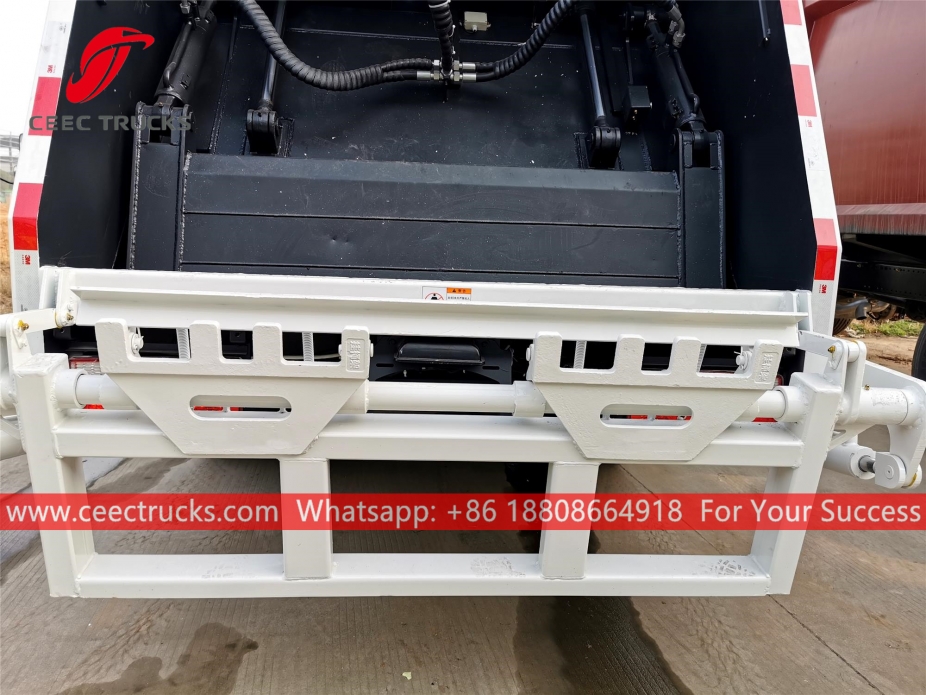 Good quality 8,000 liters compression waste truck body