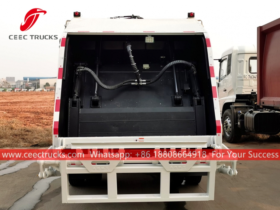 Good quality 8,000 liters compression waste truck body