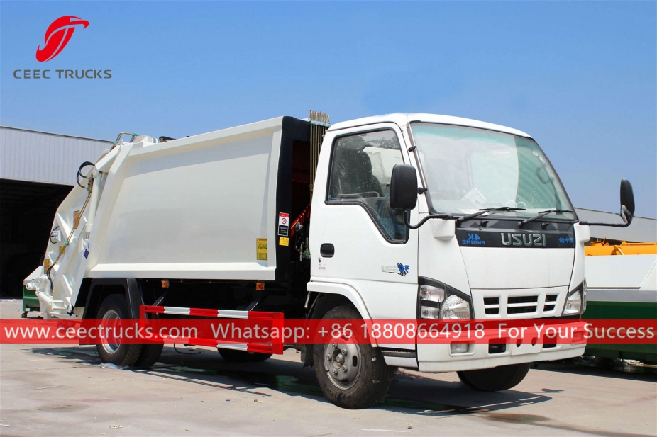 ISUZU 6CBM Refuse compressor truck