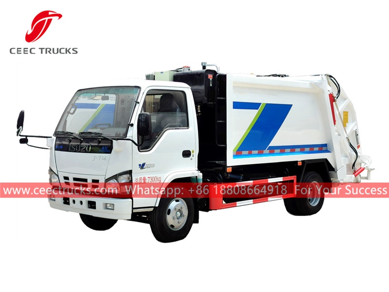 ISUZU 6CBM Garbage compressor truck