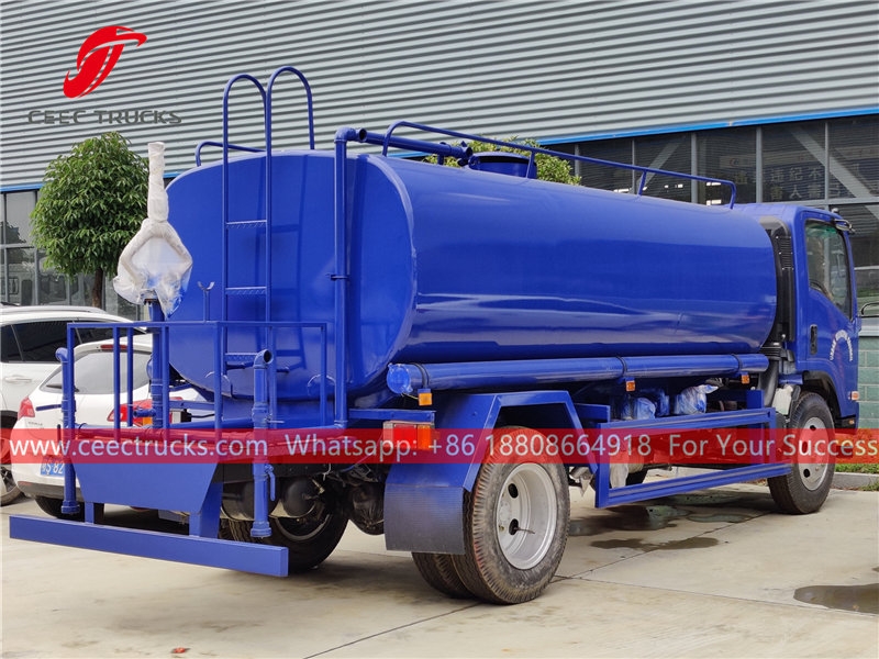 ISUZU 4×2 water bowser truck