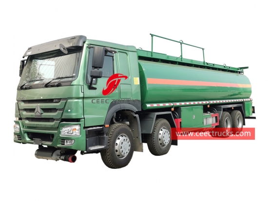 SINOTRUK 8x4 30CBM Fuel oil delivery tanker trucks - CEEC Trucks