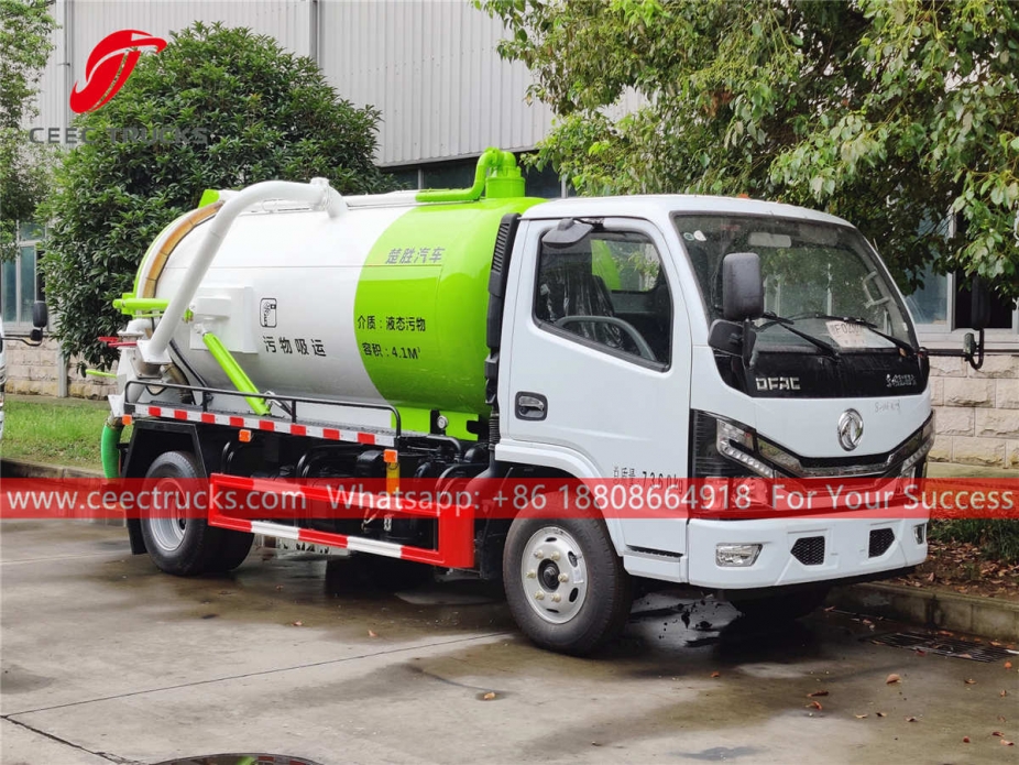 Dongfeng 4×2 vacuum suction truck