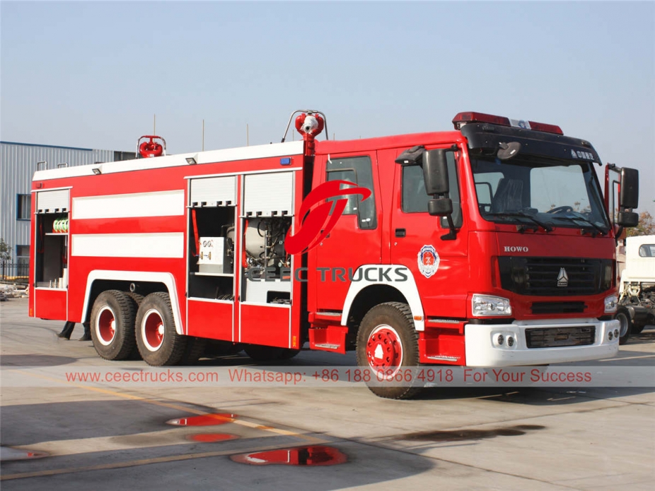 HOWO 10 wheeler fire engine