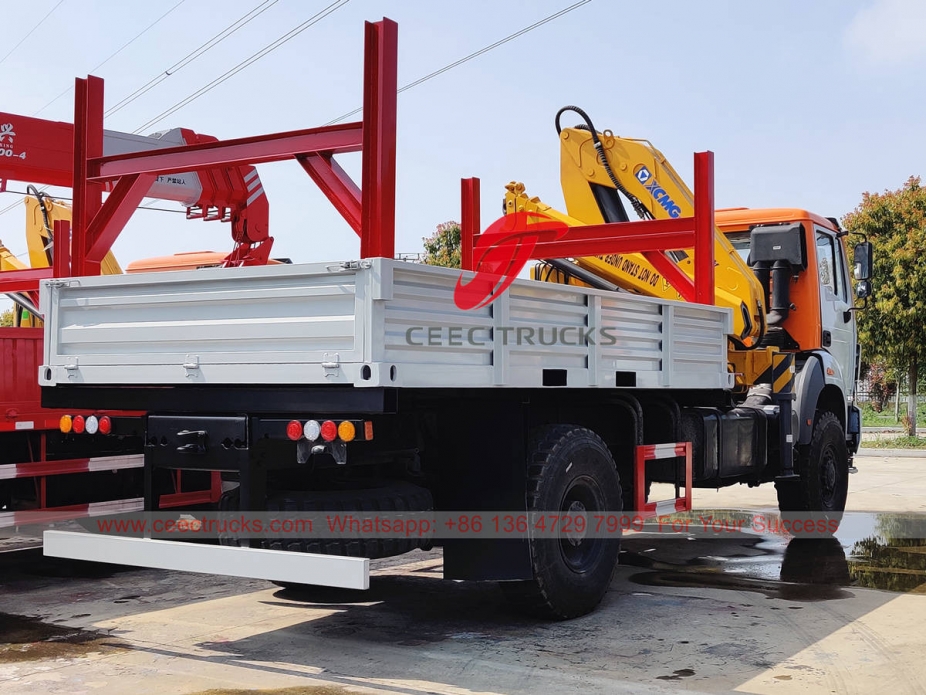 6.3 Tons XCMG crane based on Beiben RHD 4×4 truck