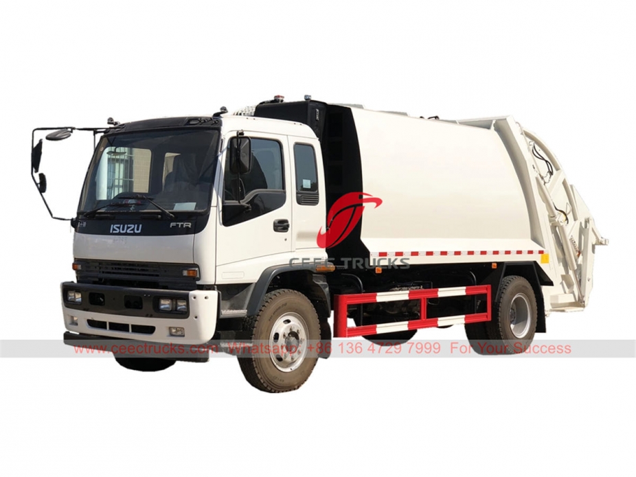 ISUZU 12CBM Қалдықтарды компрессорлық жүк машинасы