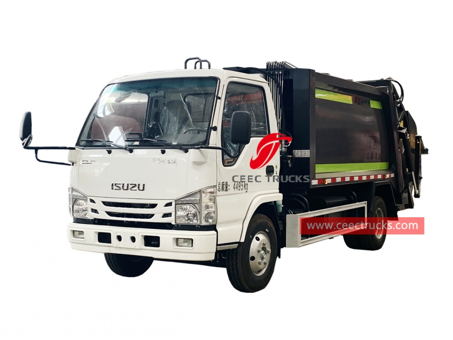 ISUZU ELF garbage compactor for sale