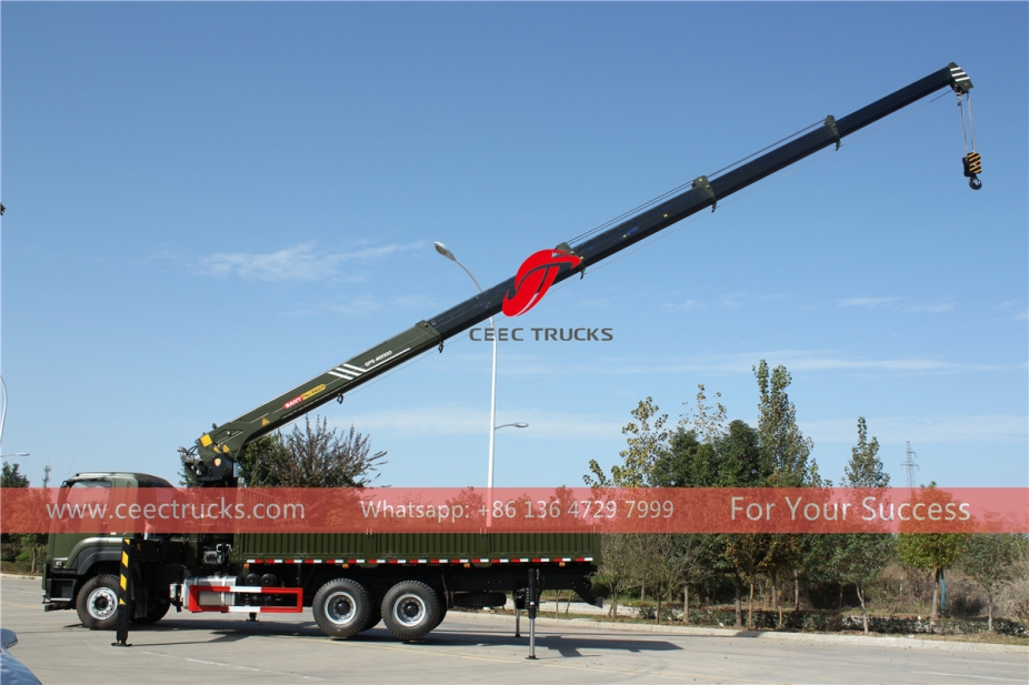 ISUZU truck with crane palfinger SPS40000 export to Asia countries