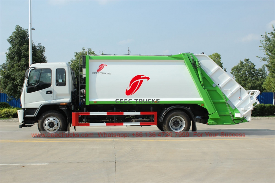 ISUZU FTR back loading bin truck