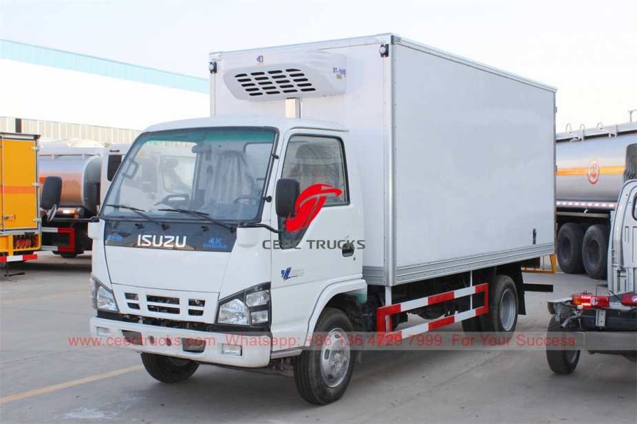 ISUZU NKR chiller lorry