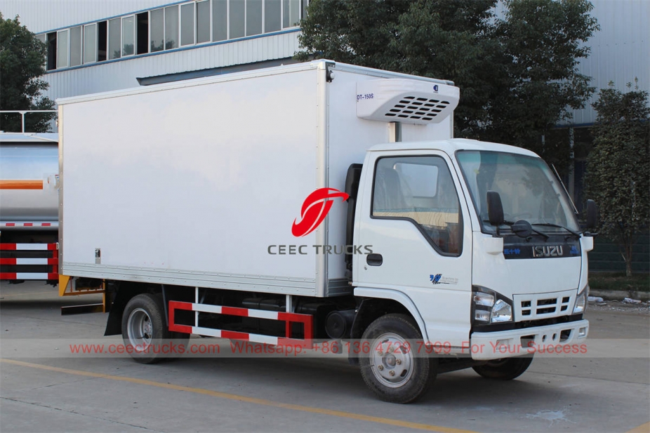 ISUZU NKR chiller lorry