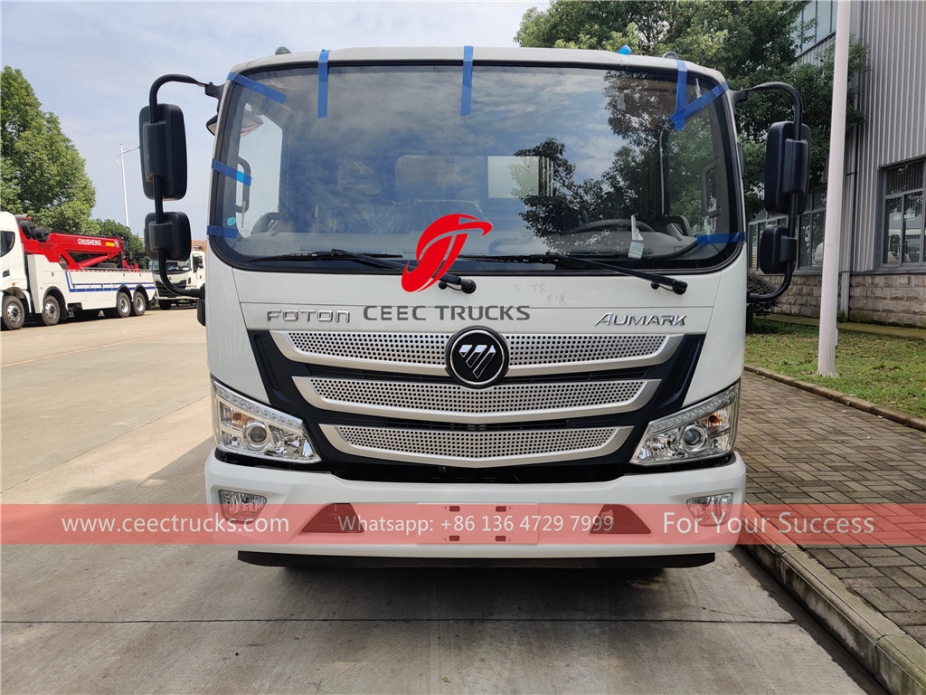 FOTON 6CBM garbage compactor truck export to Gambia