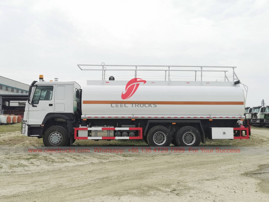 howo 6*4 drive fuel truck