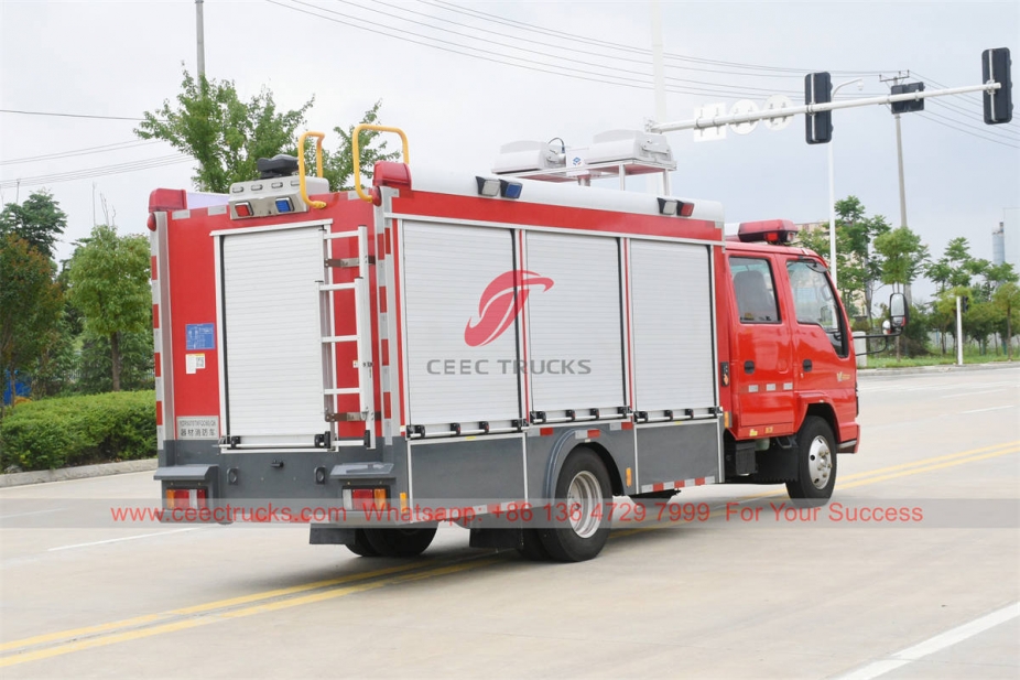 ISUZU lighting fire truck