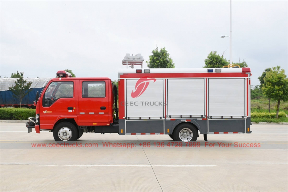 ISUZU lighting fire truck