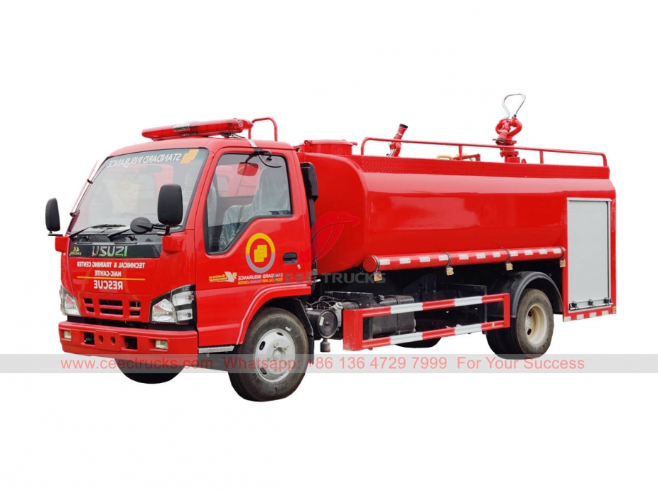 ISUZU 6 wheeler fire water bowser