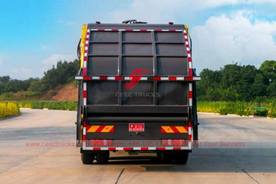 HOWO 12 wheeler refuse compactor truck for sale