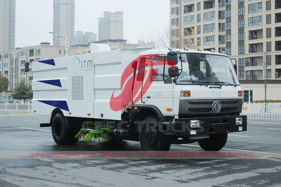 Dongfeng 12 CBM street sweeper truck for export