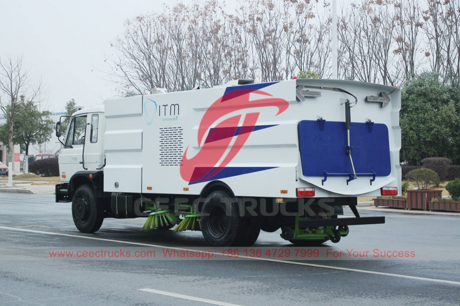 Dongfeng 12 CBM street sweeper truck for export