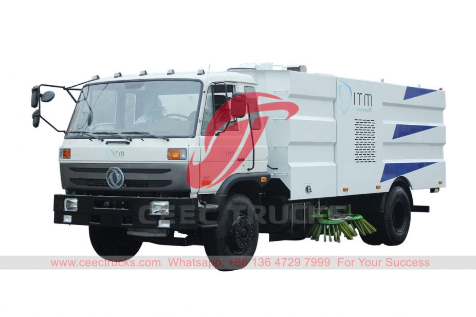 Dongfeng 12 CBM street sweeper truck for export