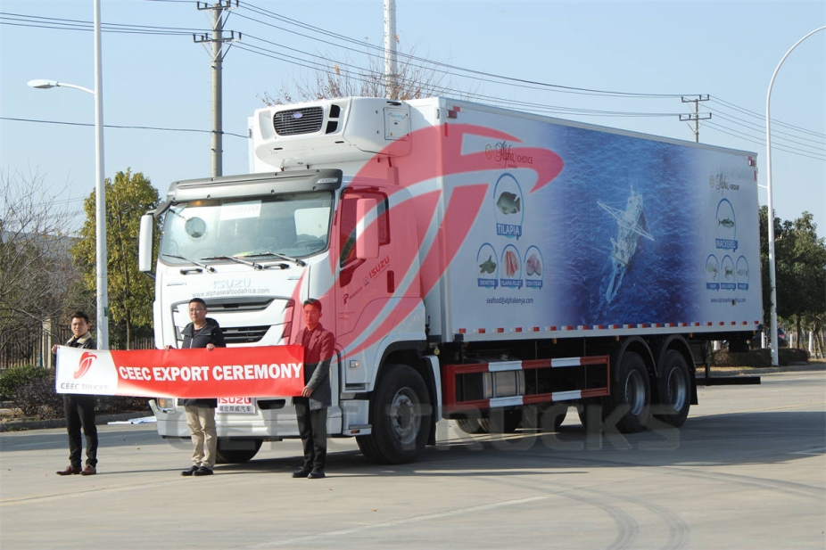 ISUZU GIGA 25 ton refrigerated truck