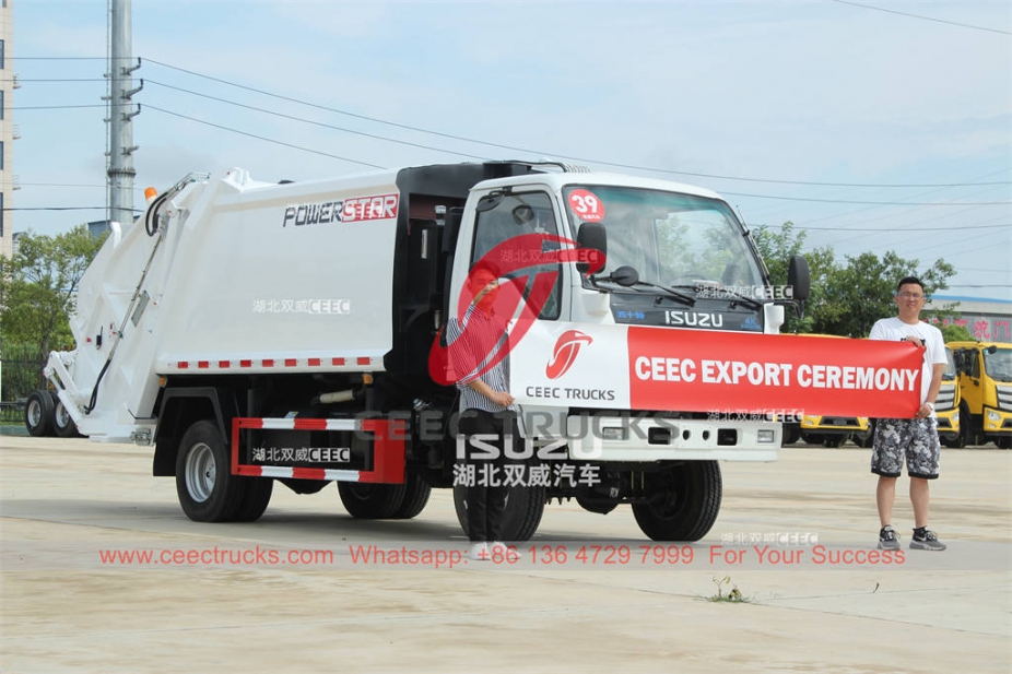 Brand new ISUZU 600P 4×4 off-road garbage compactor at best price