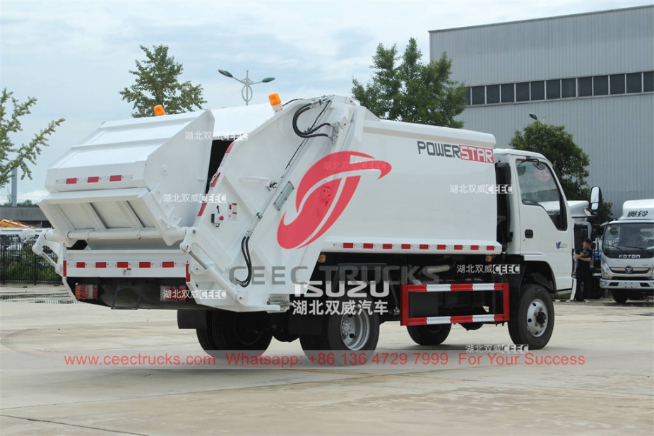 Brand new ISUZU 600P 4×4 off-road garbage compactor at best price