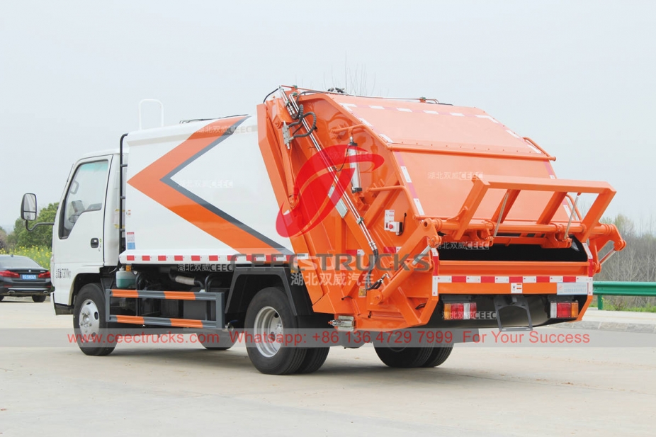 Customized ISUZU 100P 4×2 small refuse compactor at best price