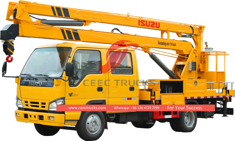 ISUZU 18 метрлік әуе платформасы жүк көлігі