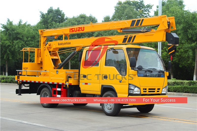 ISUZU 18 метрлік әуе платформасы жүк көлігі