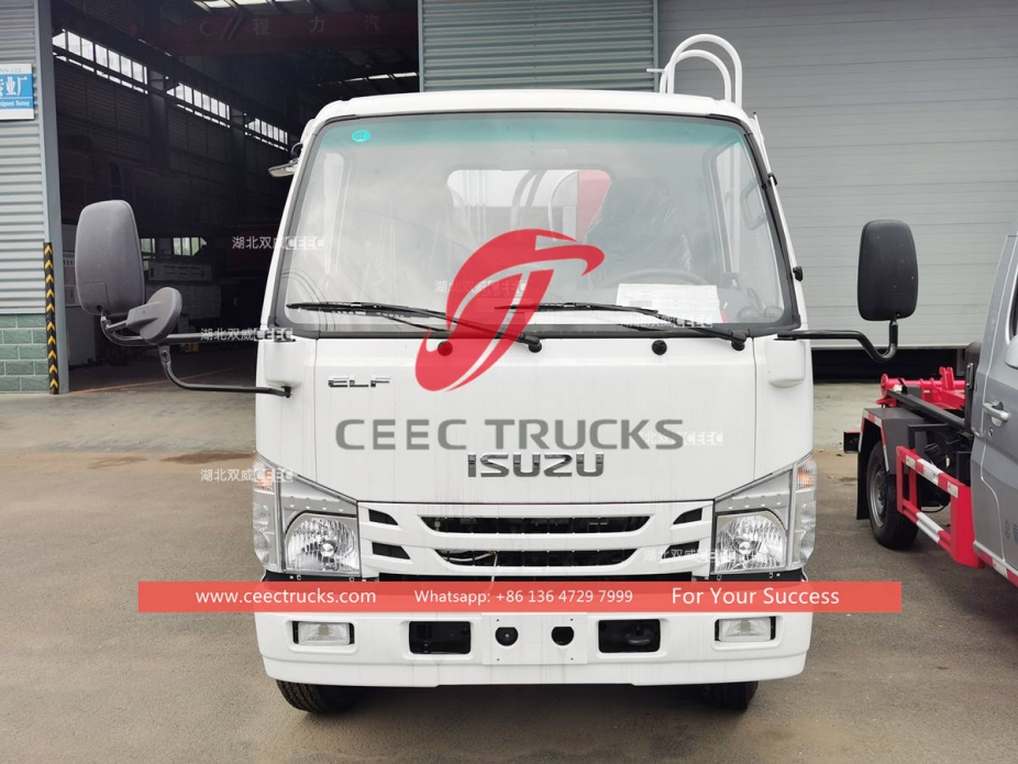 Good price ISUZU ELF 100P mini waste compression truck for sale