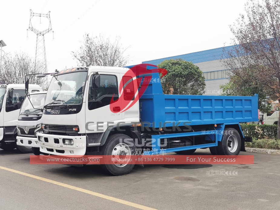 Factory supplies ISUZU FVR 240HP dump truck