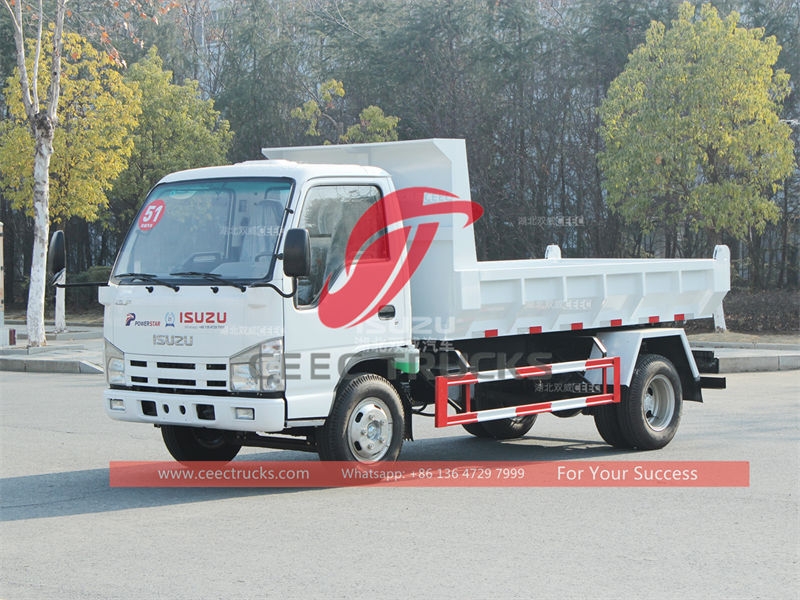 Best price ISUZU 4×2 small tipper truck