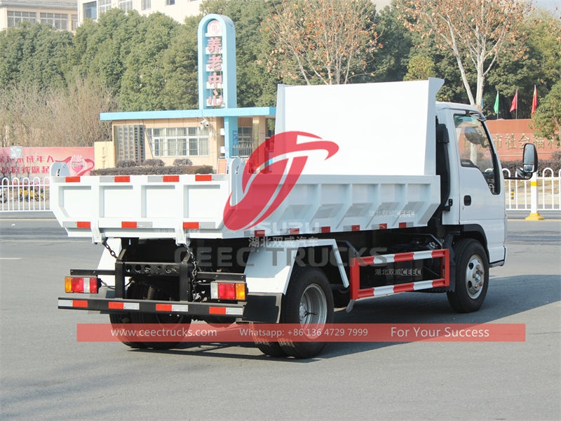 Best price ISUZU 4×2 small tipper truck