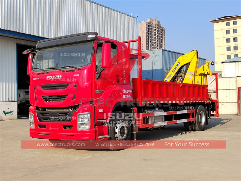 ISUZU GIGA 4×2 truck mounted crane