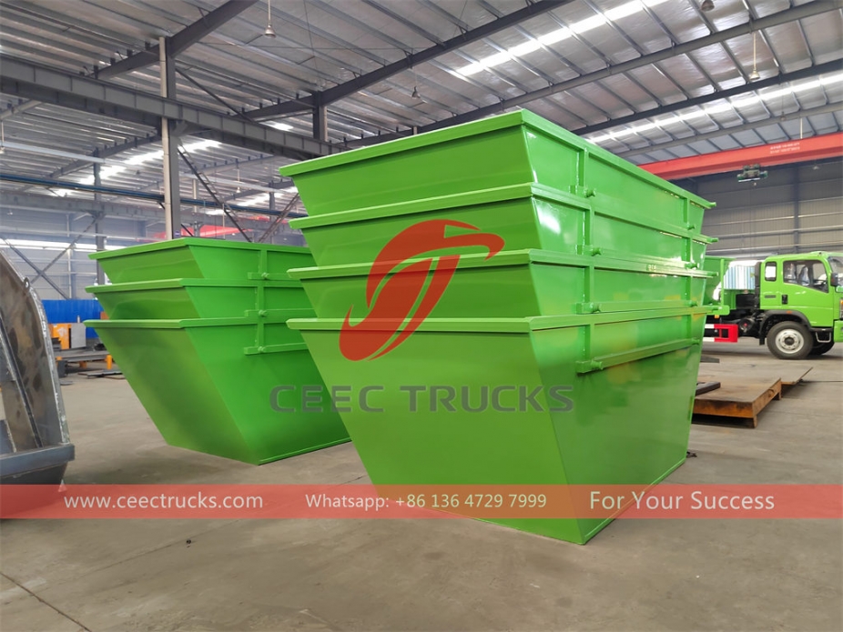 HOWO 6CBM swing arm garbage truck