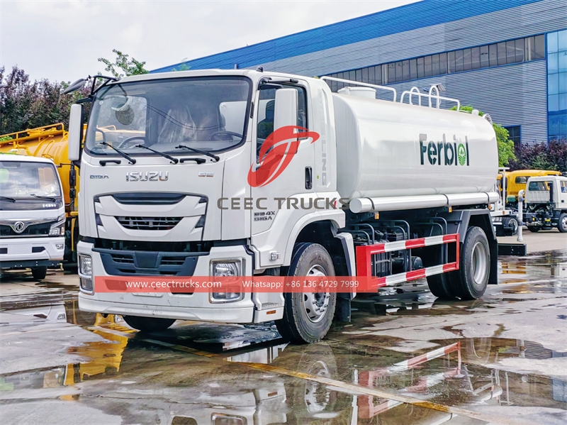 ISUZU GIGA жоғары тиімді шаңға қарсы жүк көлігі үлкен сыйымдылығы 16CBM