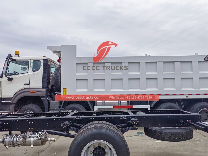 Sinotruk 8x4 420HP 40 тонна жүк тиегіш самосвал зауыттық тікелей сатылыммен