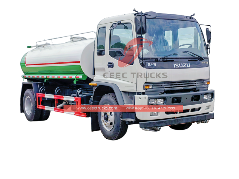 ISUZU FTR 12,000L Вьетнамға су таситын жүк көлігі