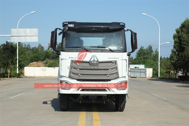 HOWO 400HP flatbed transport truck made in China