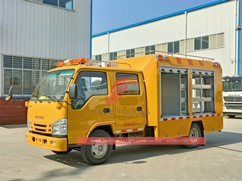 ISUZU NKR Fire emergency lighting truck made in China