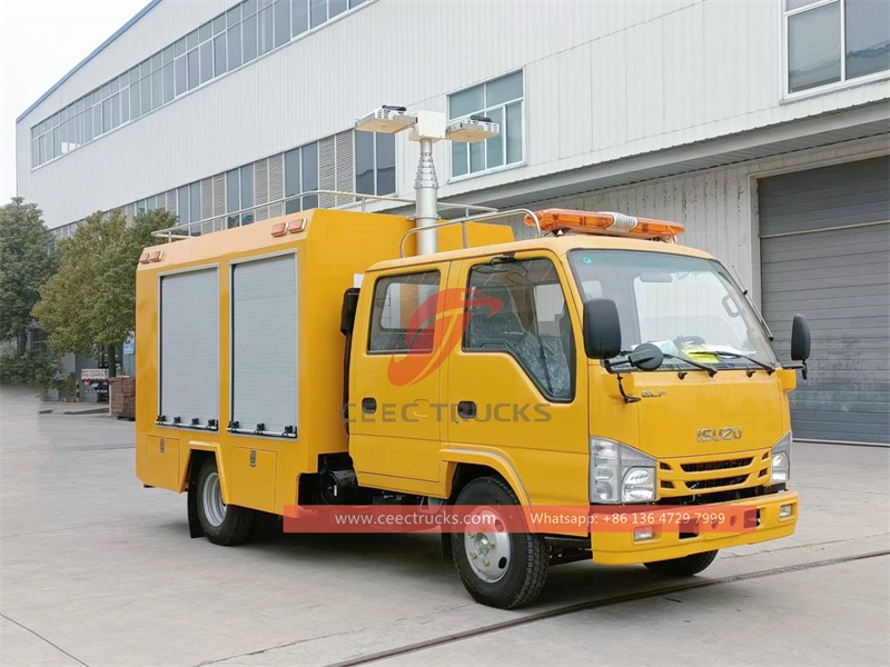 ISUZU NKR Fire emergency lighting truck made in China