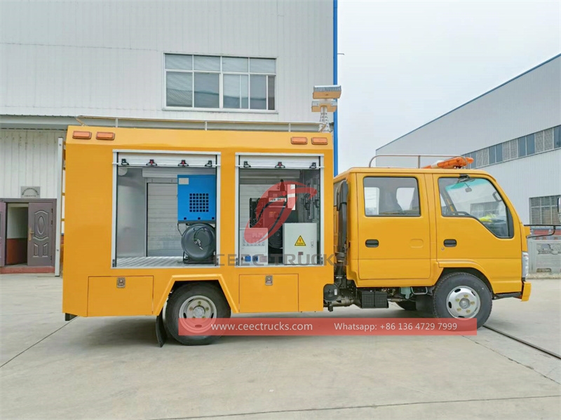 ISUZU NKR Fire emergency lighting truck made in China