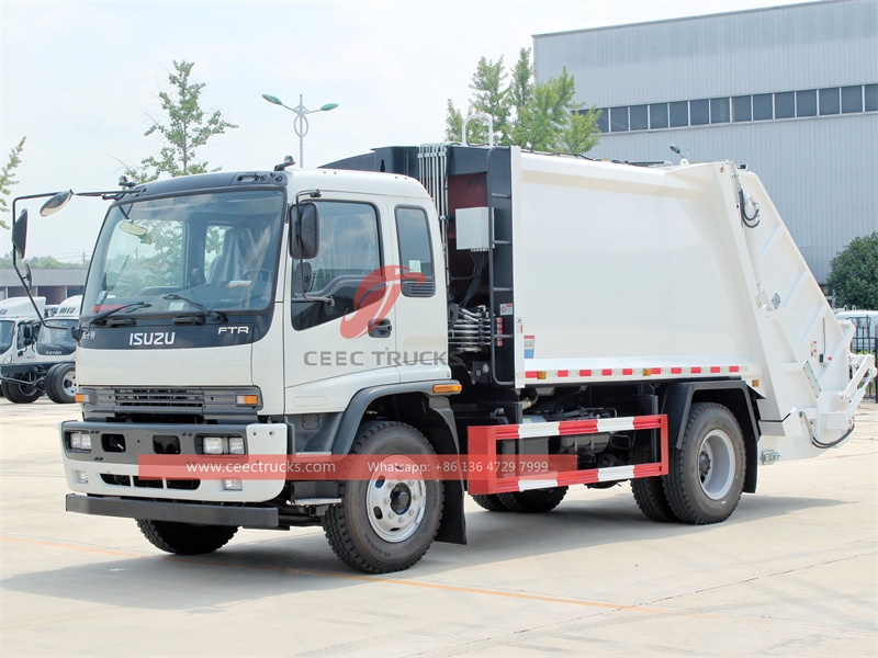 ISUZU 205hp FTR 10 CBM garbage compactor truck made in China